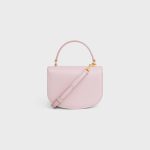 MINI BESACE CLEA IN SHINY CALFSKIN PASTEL PINK - Image 3